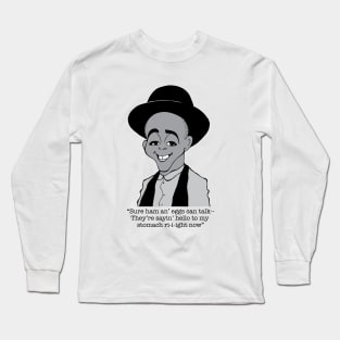 Stymie character and member Our Gang The Little Rascals Long Sleeve T-Shirt